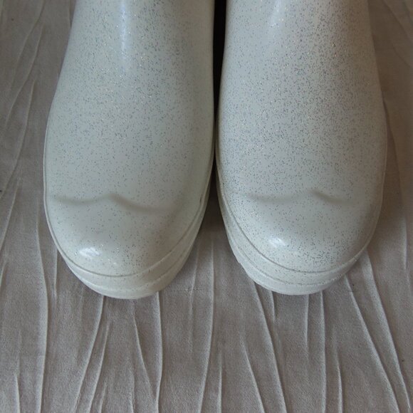Free People x Hunter Starcloud Glitter Clog sz 7 (RUNS BIG) - Picture 7 of 14